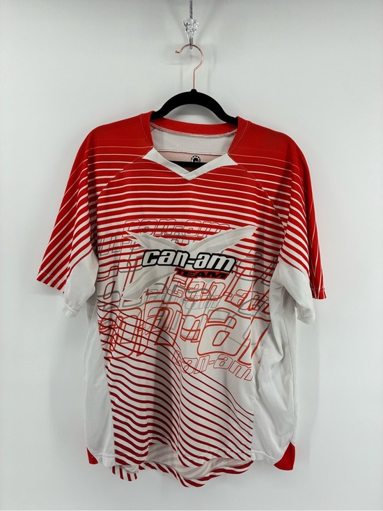 Can am Other - Can An BRP Men's Red and White Performance Shirt